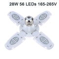 Living Room Styling Light Bright E27 LED Bulb Fan Leaf Indoor Ceiling Zpaxo 1