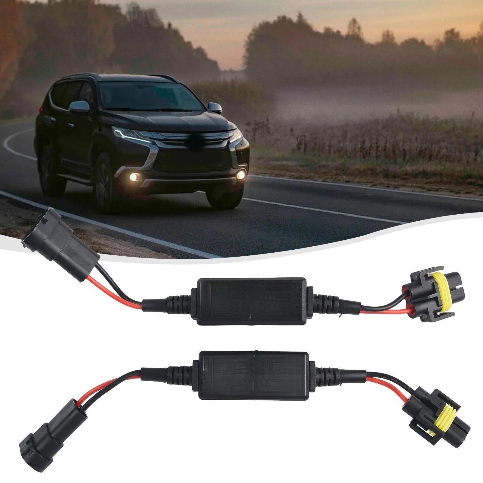 LED Canbus Wiring Decoder Adapter Car Headlights Error Anti Flicker