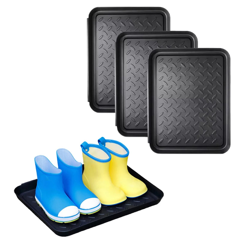 CM1 2 Boot Tray Heavy Duty Shoe Mat Trays Car Shoes Storage Dog Cat