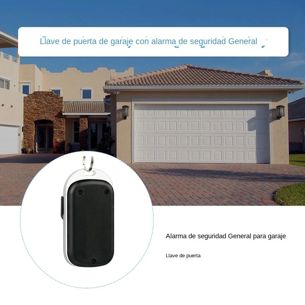 433MHz Smart Copy Duplicator Metal Push Button Remote Control Transmitter ABCD / Lock Unlock 4 Button Garage Door Opener Remote Zpaxo