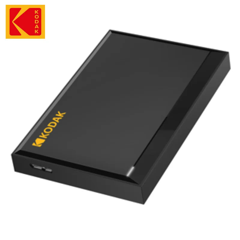 KODAK 2.5inch HDD 1TB Portable SSD 2TB Hard Drive 5Gbps USB3.0 High Speed HDD for PS5 PS4 Laptop Desktop Zpaxo black 500GB
