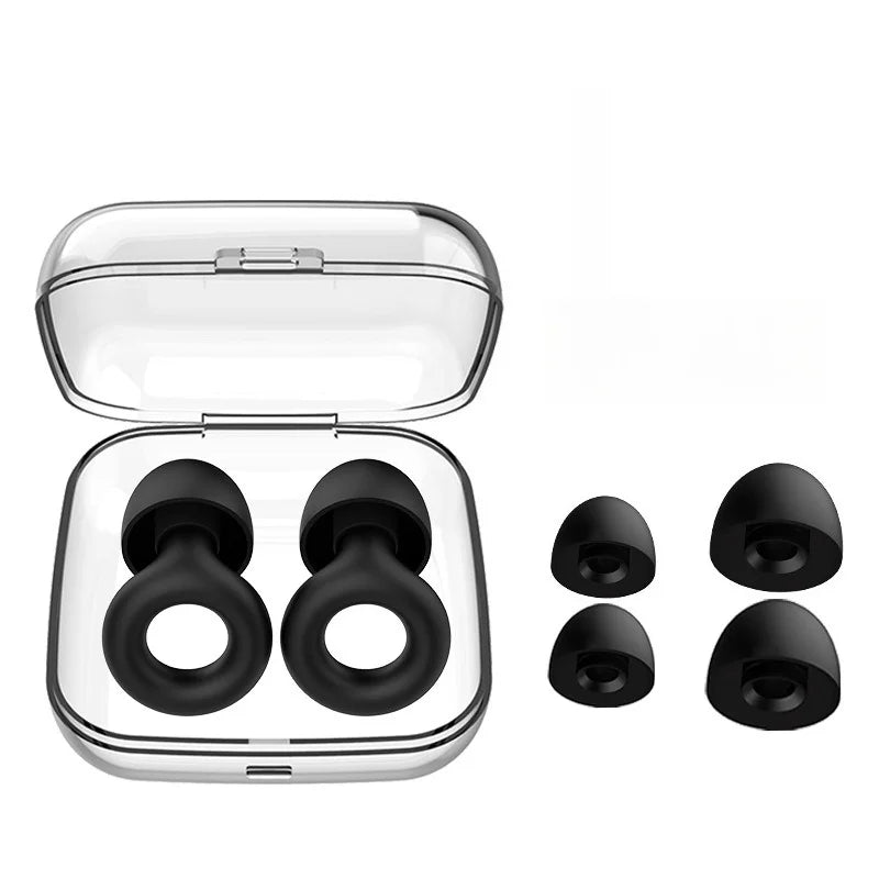 Reusable Silicone Earplugs – Sleep, Travel & Hearing Protection