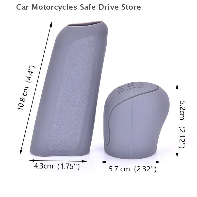 CMUniversal Car Gear Hand Shift Knob Cover Silicone Handbrake