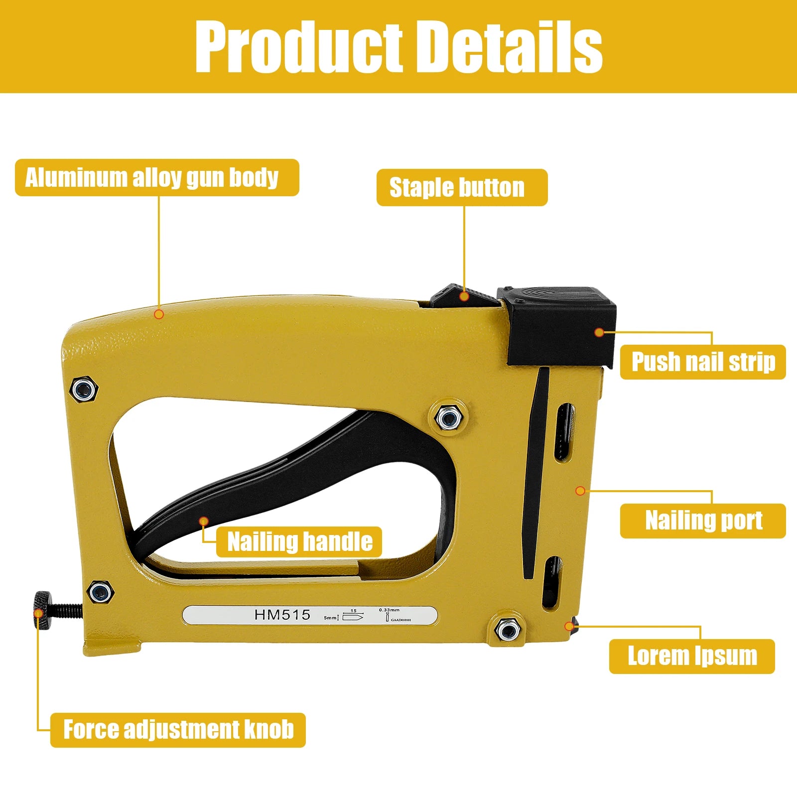 Picture Frame Gun Nailer With 1000pcs Nails Manual Flex Point Tacker Framing Pin Stapler Lightweight Point Nail Tacker Hot sale Zpaxo