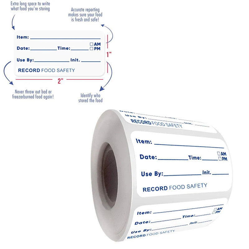 500 Roll Kitchen Stickers Self-adhesive Removable Refrigerator Zpaxo