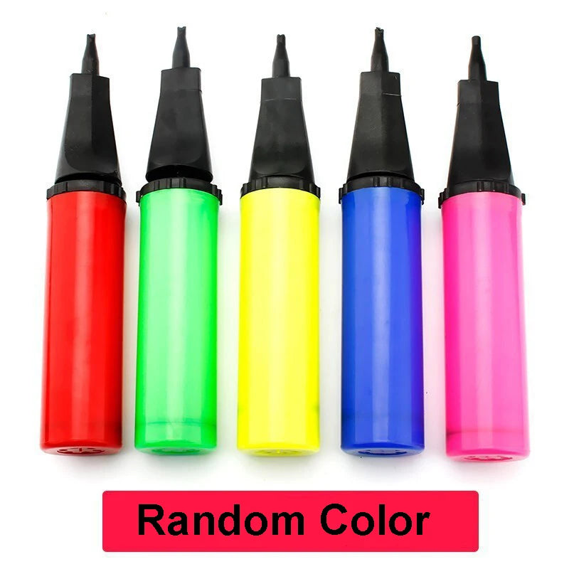 Balloon Pump Accessories Portable Inflator Random Hand Push Air