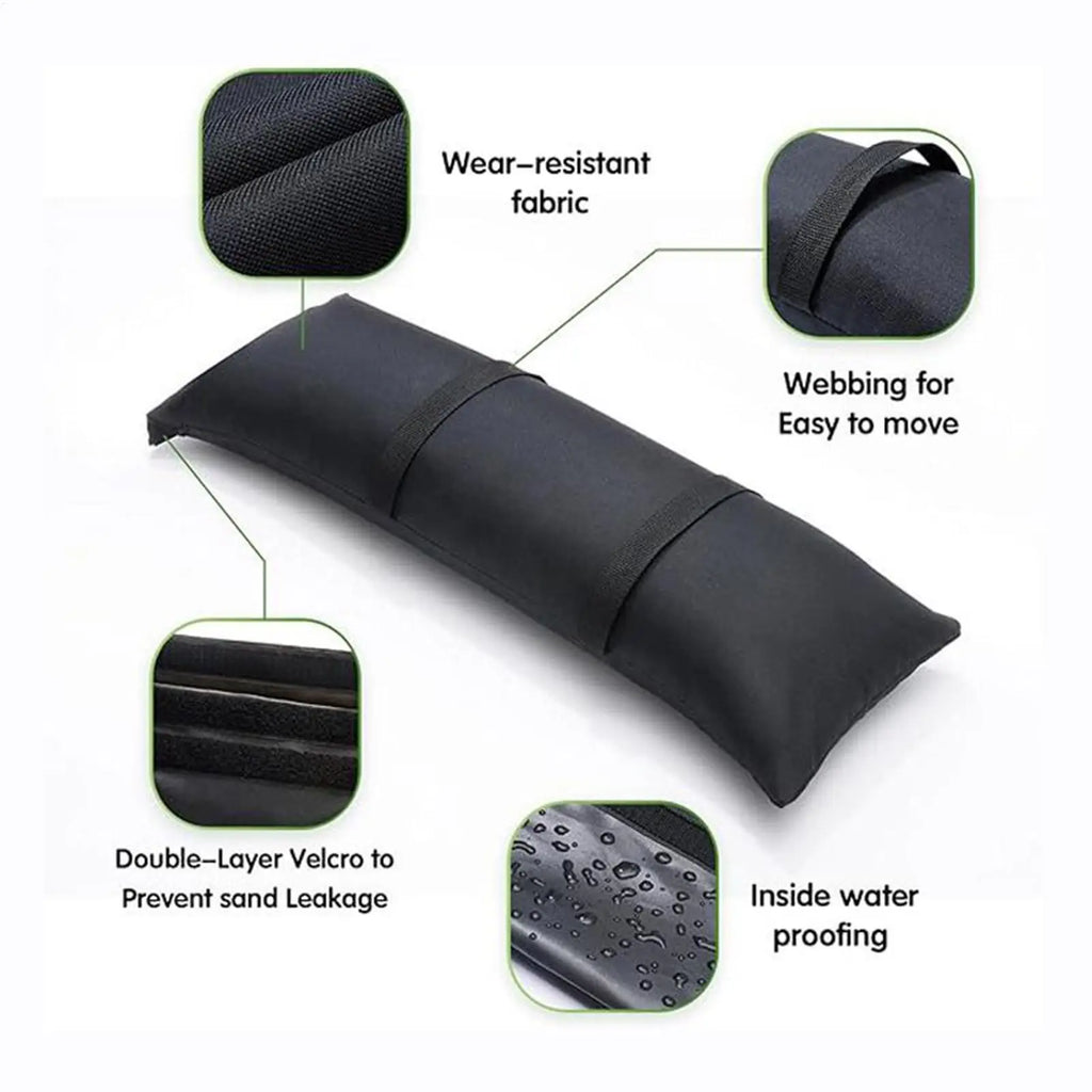 Umbrella Base Weight Bag 2 Pieces Windproof Fillable Saddlebag Heavy Duty Sandbag for Outdoor Furniture for Outdoor Patio Sports Zpaxo