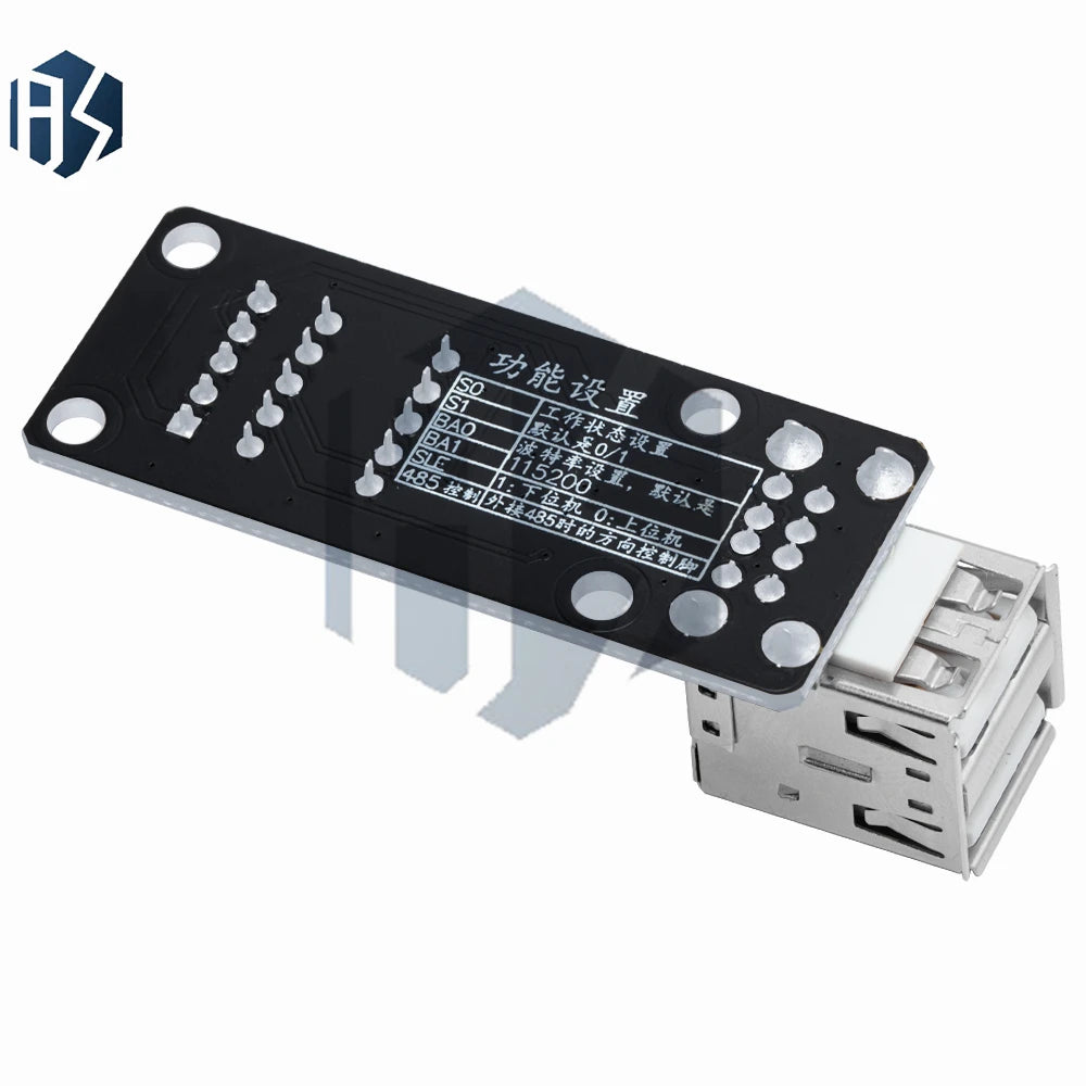 CH9350 HID UART Converter Module USB Keyboard Mouse Barcode Scanner Zpaxo