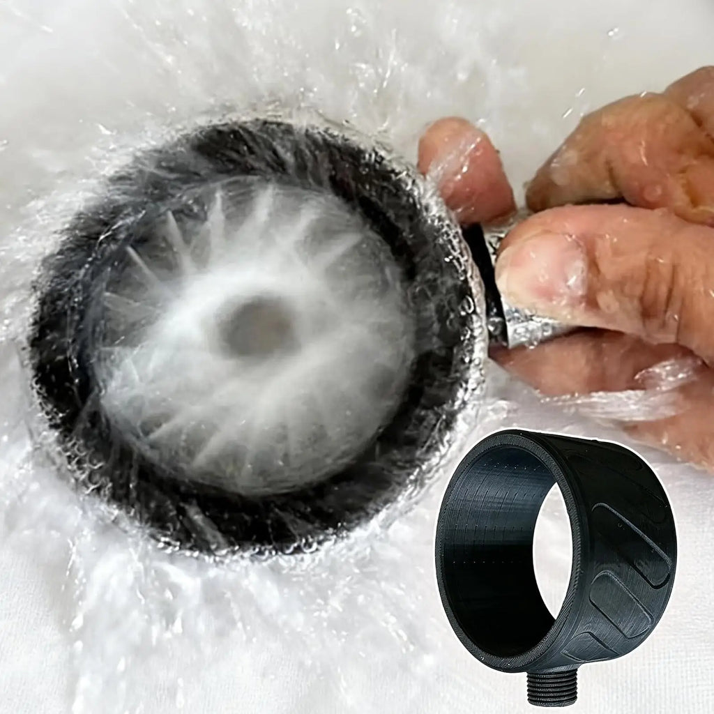 Mens Shower Head Handheld Coarse Hole Spiral Massager Universal Easy