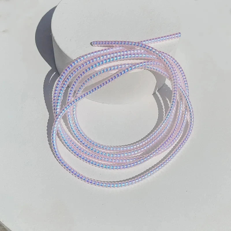1.6M Spiral Laser Cable Protector & Cord Organizer Wrap – 2pk