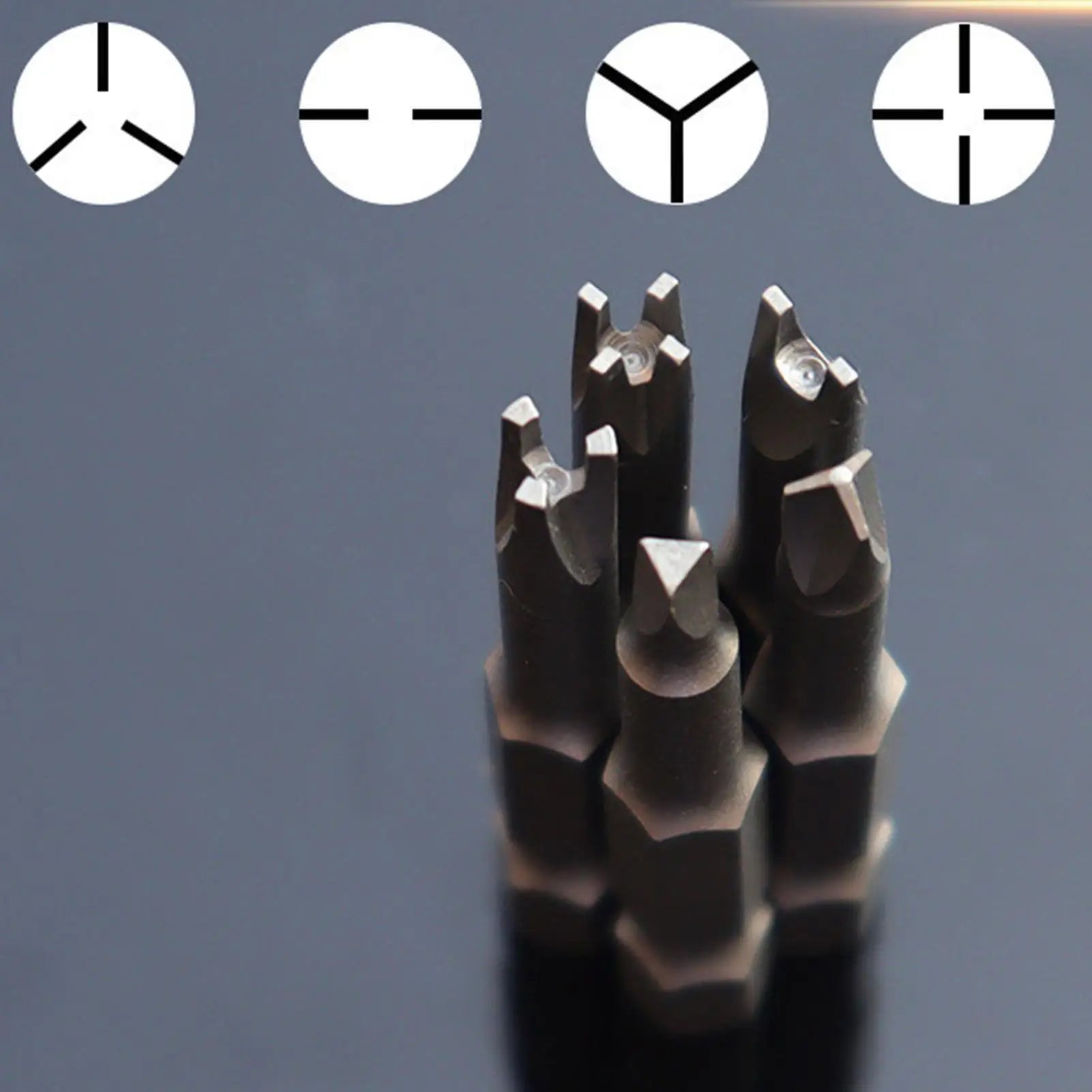 Screwdriver Bit Set 5-Piece Set Of Screwdriving Bit Heads Power Tool Drill Attachments For Repairing Home Improvement Zpaxo