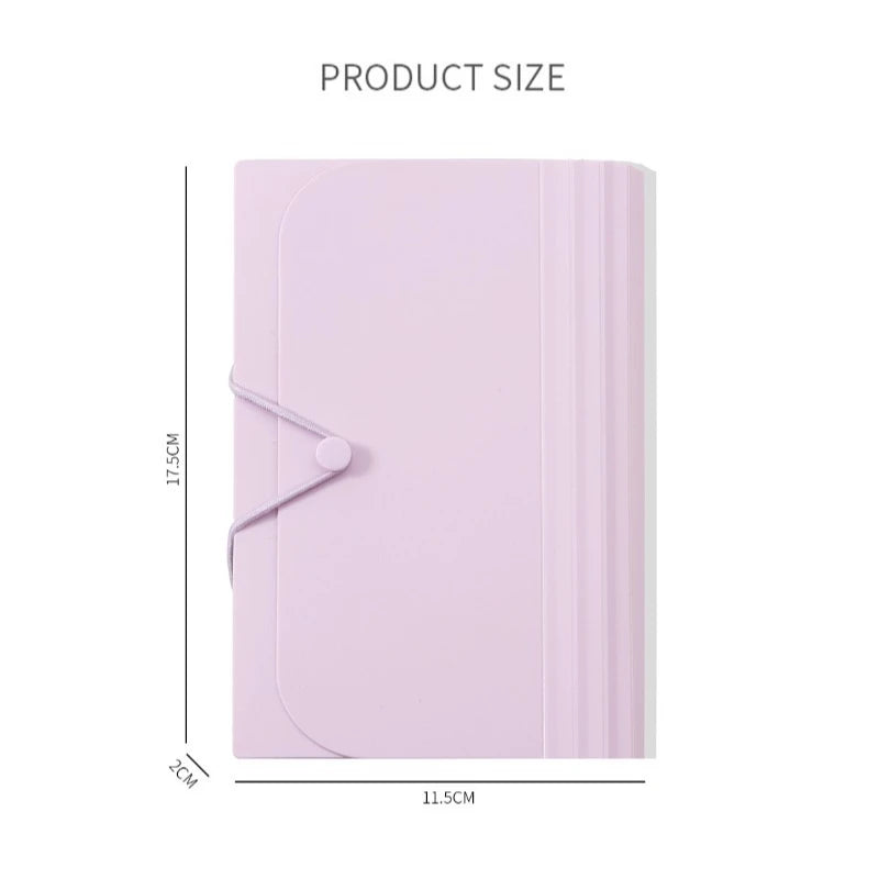 Nail Stamper Plates Storage Book Foldable Dust-proof