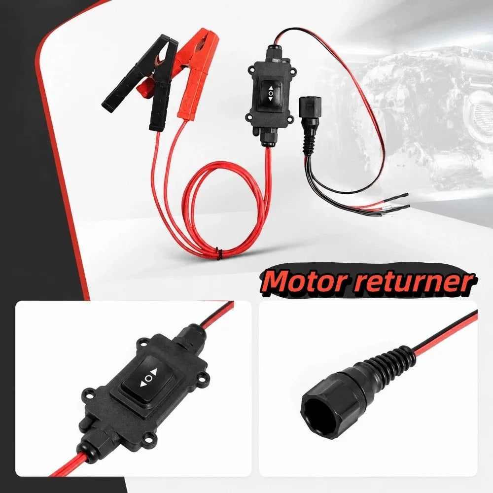 One-Click Operation Electronic Brake Caliper Reset Tool Heavy-Duty Alligator Clips No Computer Needed Special Service Tool Zpaxo