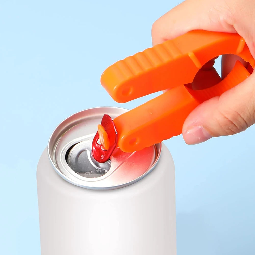 Multifunctional Bottle Opener Can Opener Plastic Adjustable Jar Lid Remover Openers for Seniors Elderly Kitchen Party Bar Tool Zpaxo