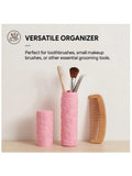 Portable Floral Toothbrush Case Travel Toiletry Organizer Holder