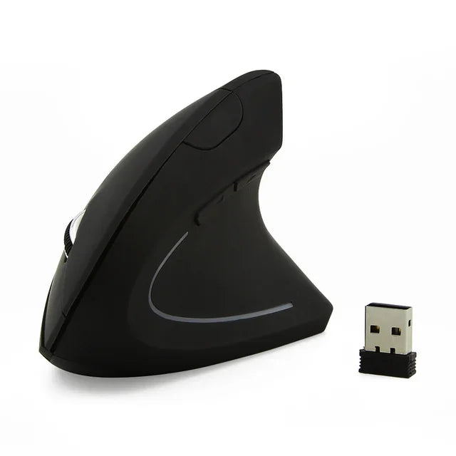 Dual-mode Vertical Mouse Bluetooth 5 0 Wireless Charging Capability Zpaxo Black