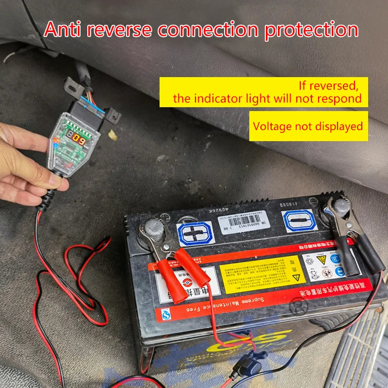 OBD ECU Memory Backup Tool & Car Battery Tester | Digital