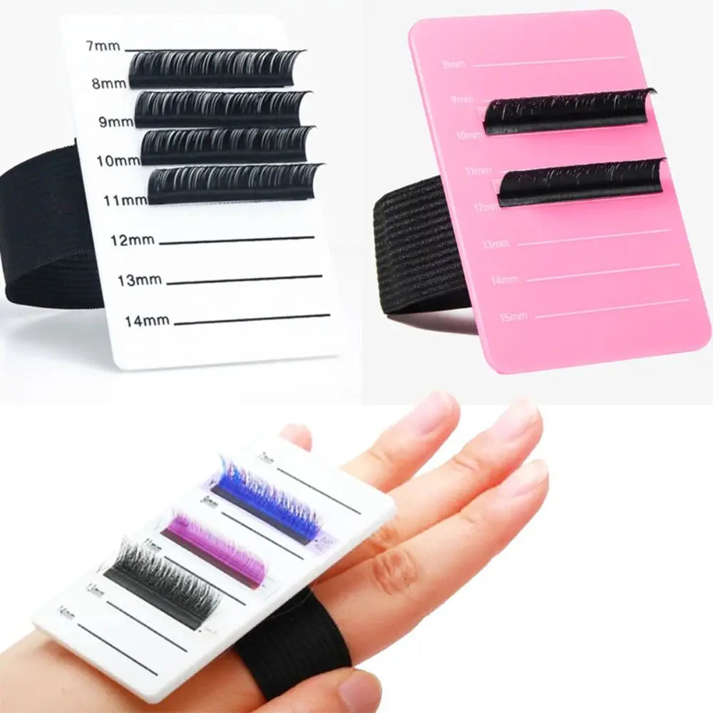 Acrylic Eyelash Extension Organizer Pallet False Lash Stand Tile Zpaxo