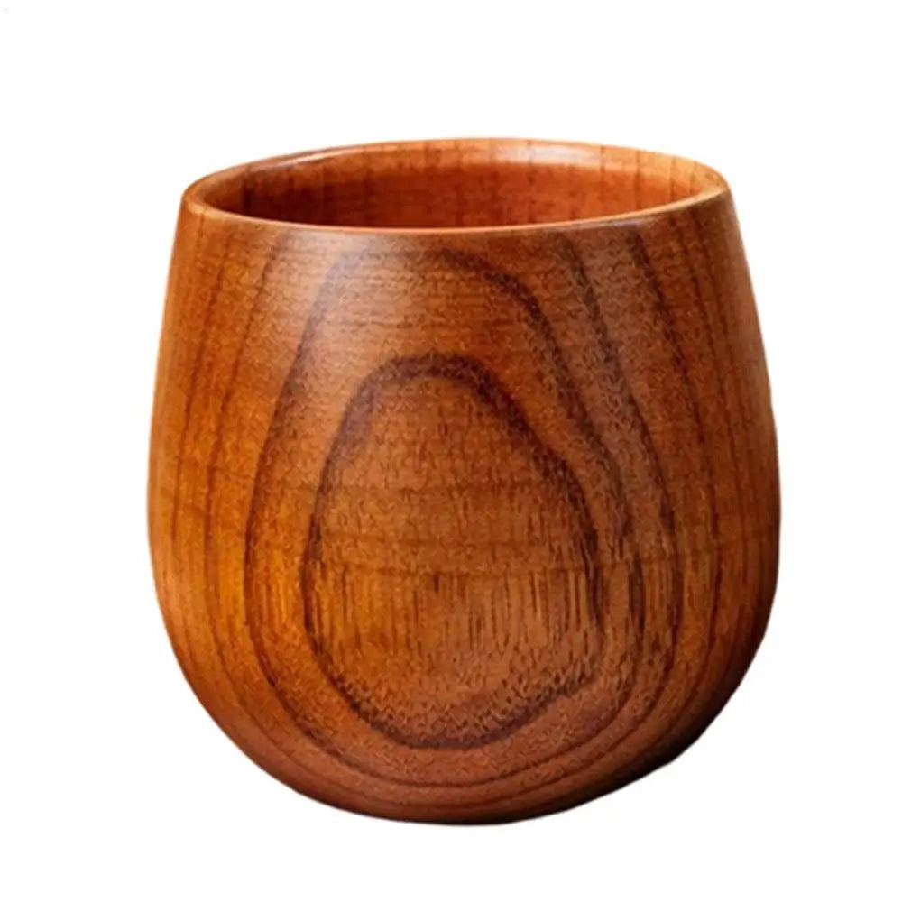 Wooden Whiskey Cup Old Fashioned Drinking Tumbler Men Bourbon Glasses