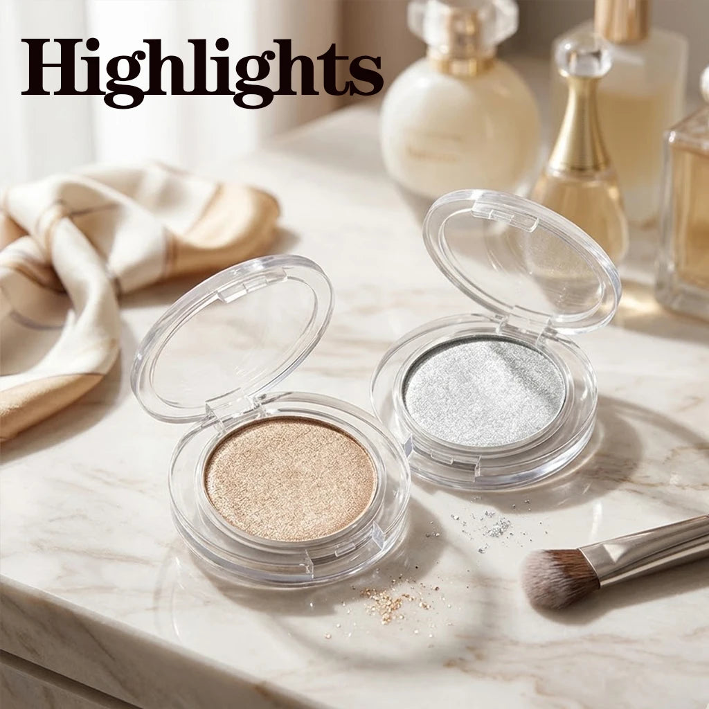 JUJU DREAM Radiant Highlighter Powder, Ultra Glow Face & Body Illuminator, Waterproof Long Wear Makeup for Luminous Skin Zpaxo