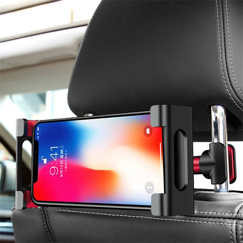 Telescopic Car Tablet Holder Back Seat Headrest Mount 360 Rotation