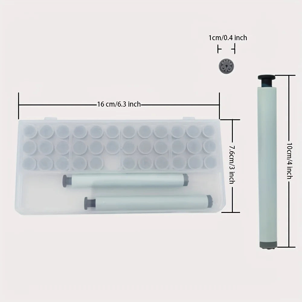 48PCS Nail Art Stamp Pen Set, Nail Graffiti Nail Art Dotting Tools with Simple Design, Nail Stamp Pen Nail Art Tools Zpaxo