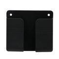 1pc Wall Mounted Storage Box Multifunction Punch Free Organizer TV Remote Control DIY Mobile Phone Plug Charging Holder Stand Zpaxo black-1pc 1