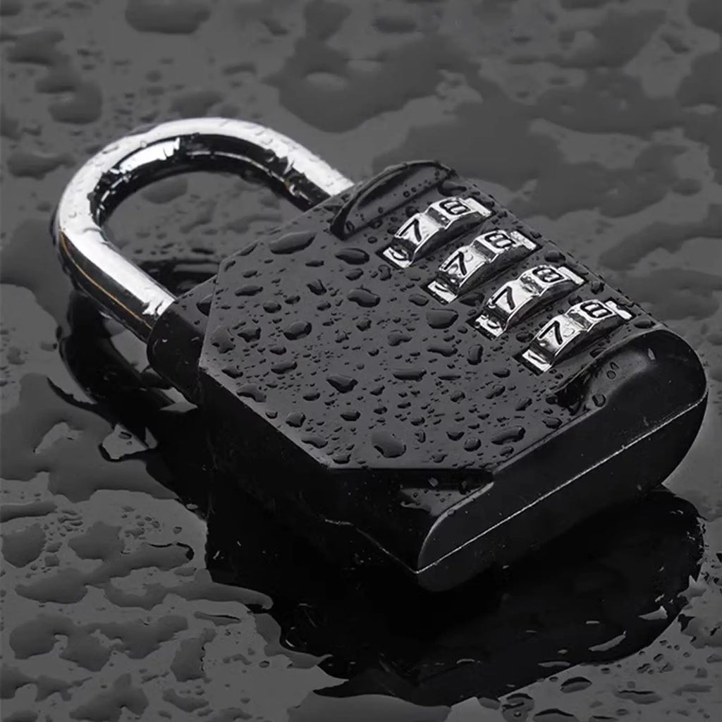 Combination Padlocks Lock Resettable 4-digit Padlock Combo Toolbox
