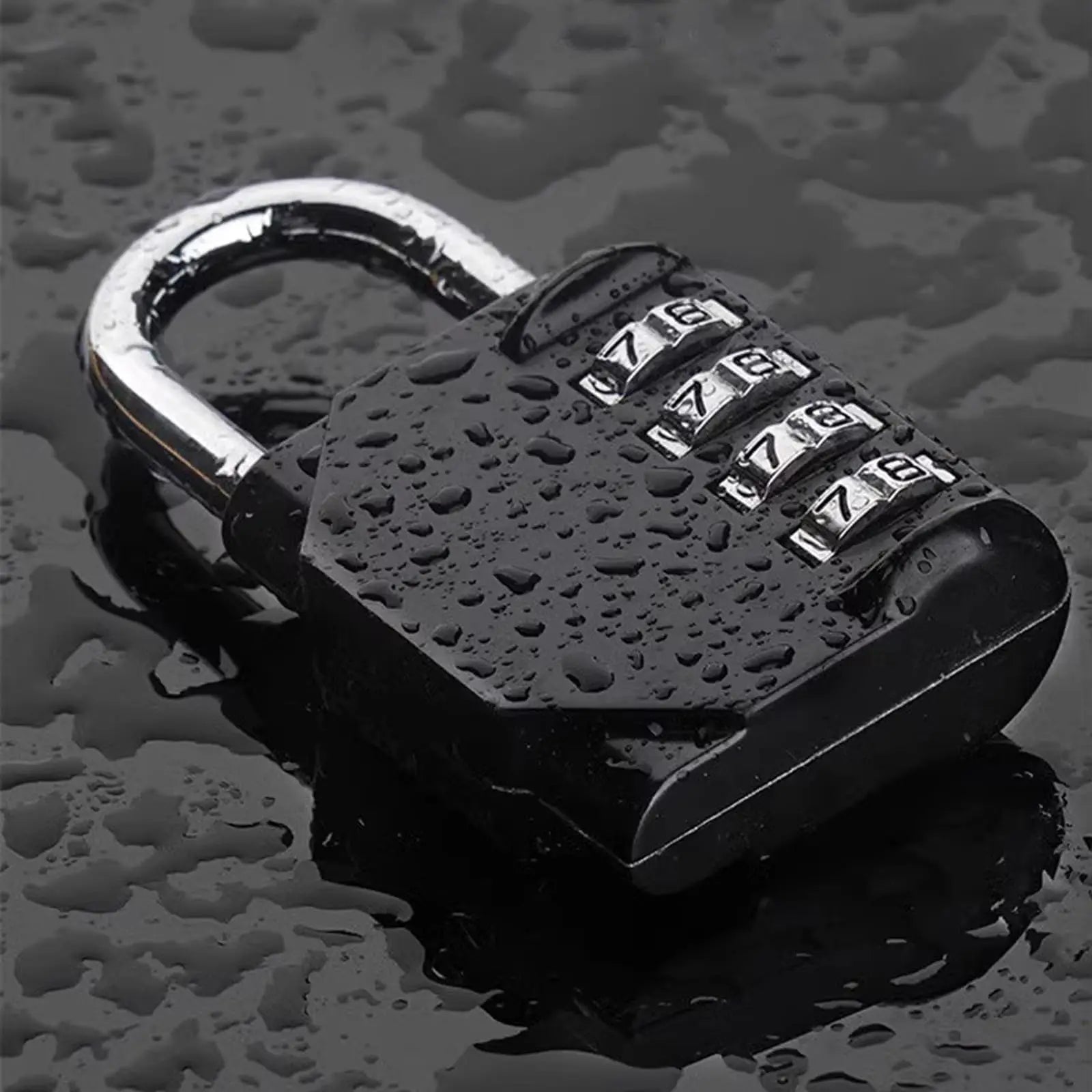 Combination Padlocks Lock Resettable 4-digit Padlock Combo Toolbox