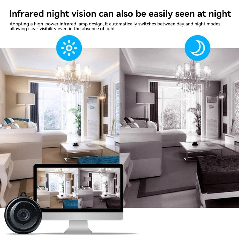 4K HD Wireless Wifi Camera Infrared Night Vision Mini Outdoor Smart
