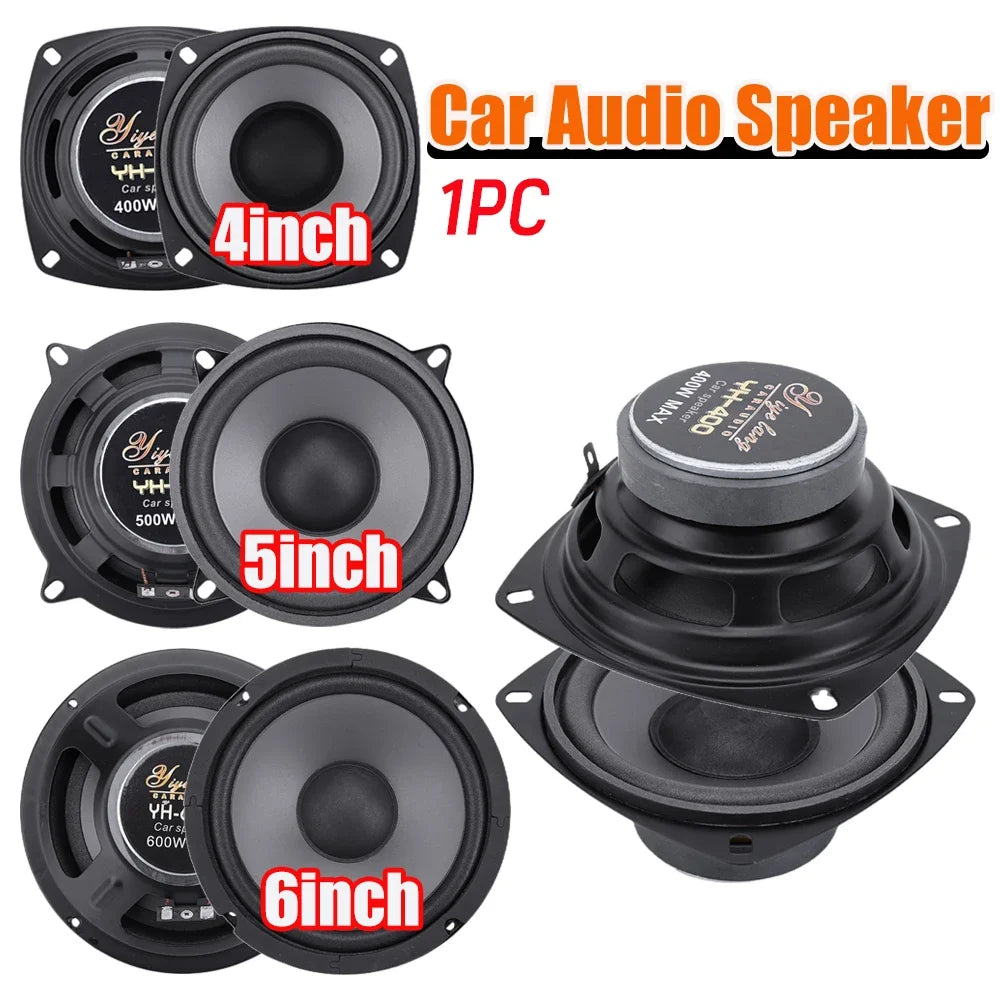 2-Way Car Hifi Coaxial Speaker 400 500 600w Vehicle Door Auto Audio