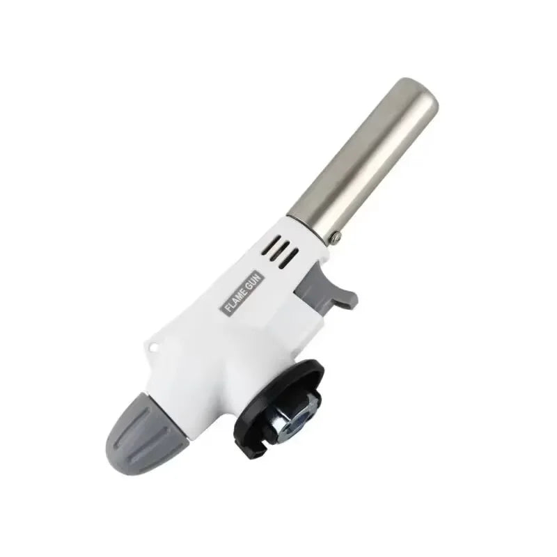 Torch Cooking AutoIgnition Butane Gas Welding-Burner Welding Gas Burner Flame Gas Torch Flame Gun Blow for BBQ Camping Cooking Zpaxo Red