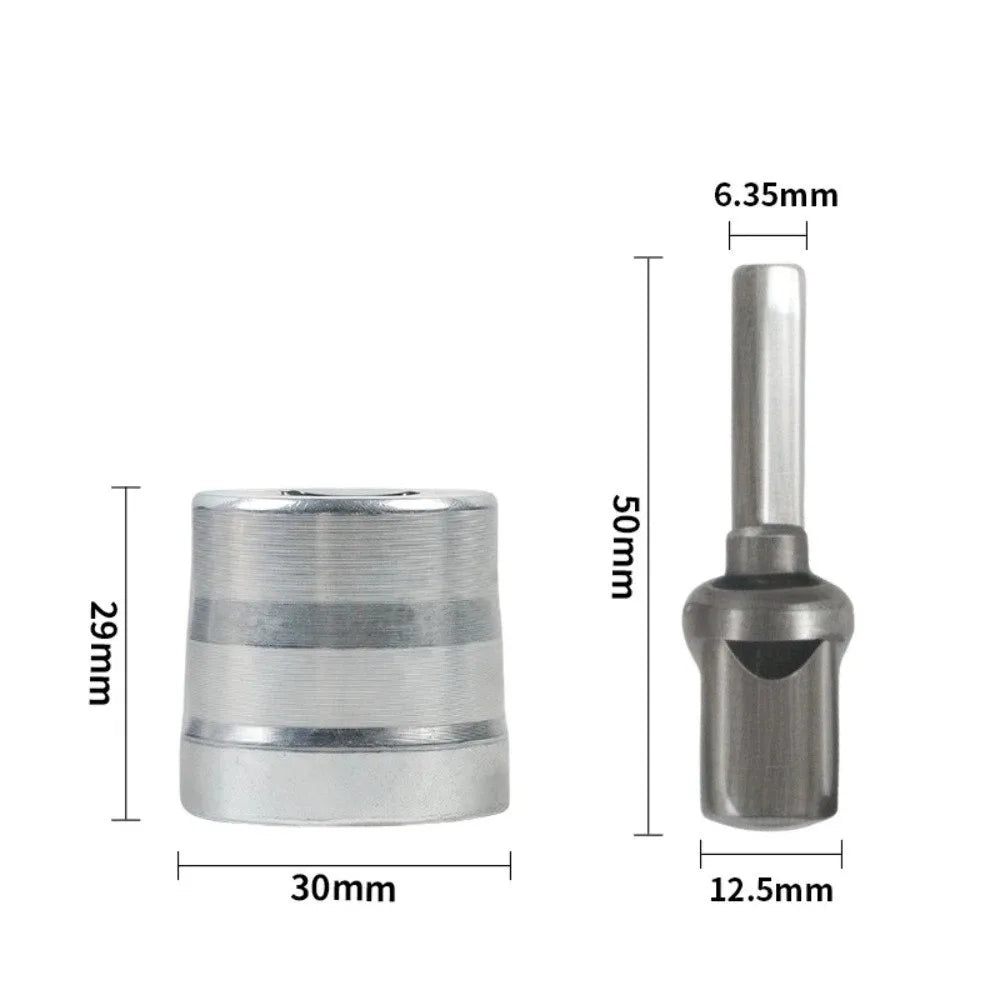 Heavy-duty Tool Car Jack Adapter Rust-resistant Steel Ball Joint Rod Zpaxo Silver