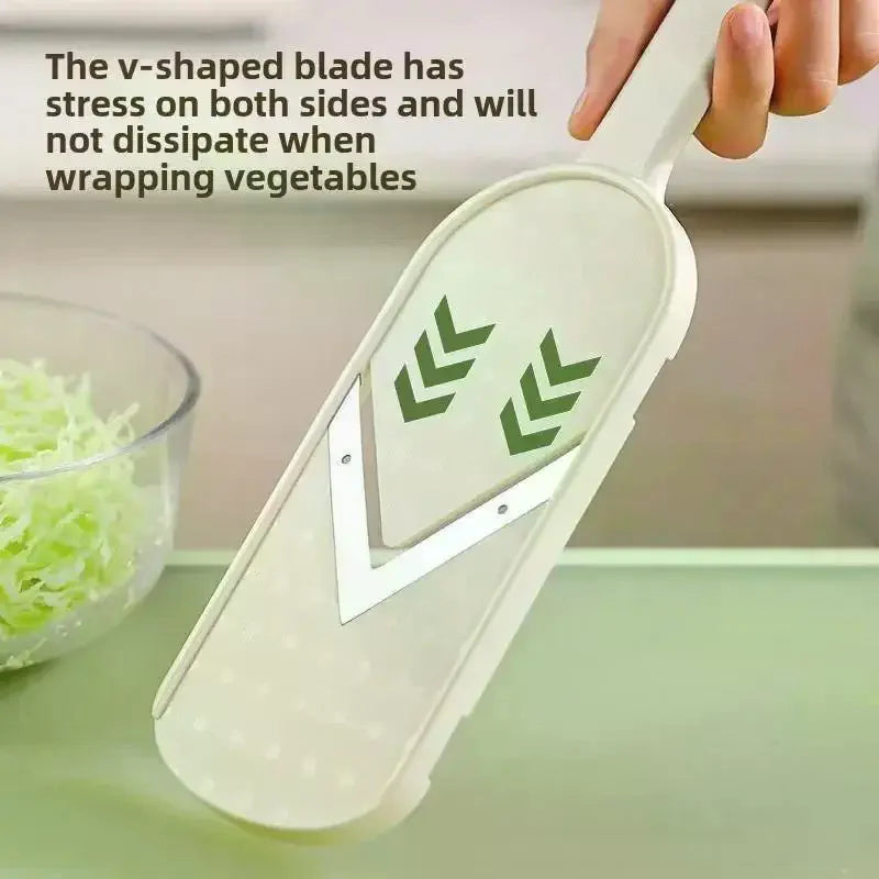 Vegetable Slicer Grater Cabbage Grater Slicer Cutter Shredders For Various Ingredient Handling Multi-Functional Kitchen Gadget Zpaxo