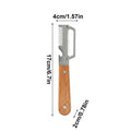 Vegetable Peelers 2Pcs Stainless steel peeler with wooden handle for peeling and slicing fruits and vegetables Peeler tools Zpaxo 2Pcs