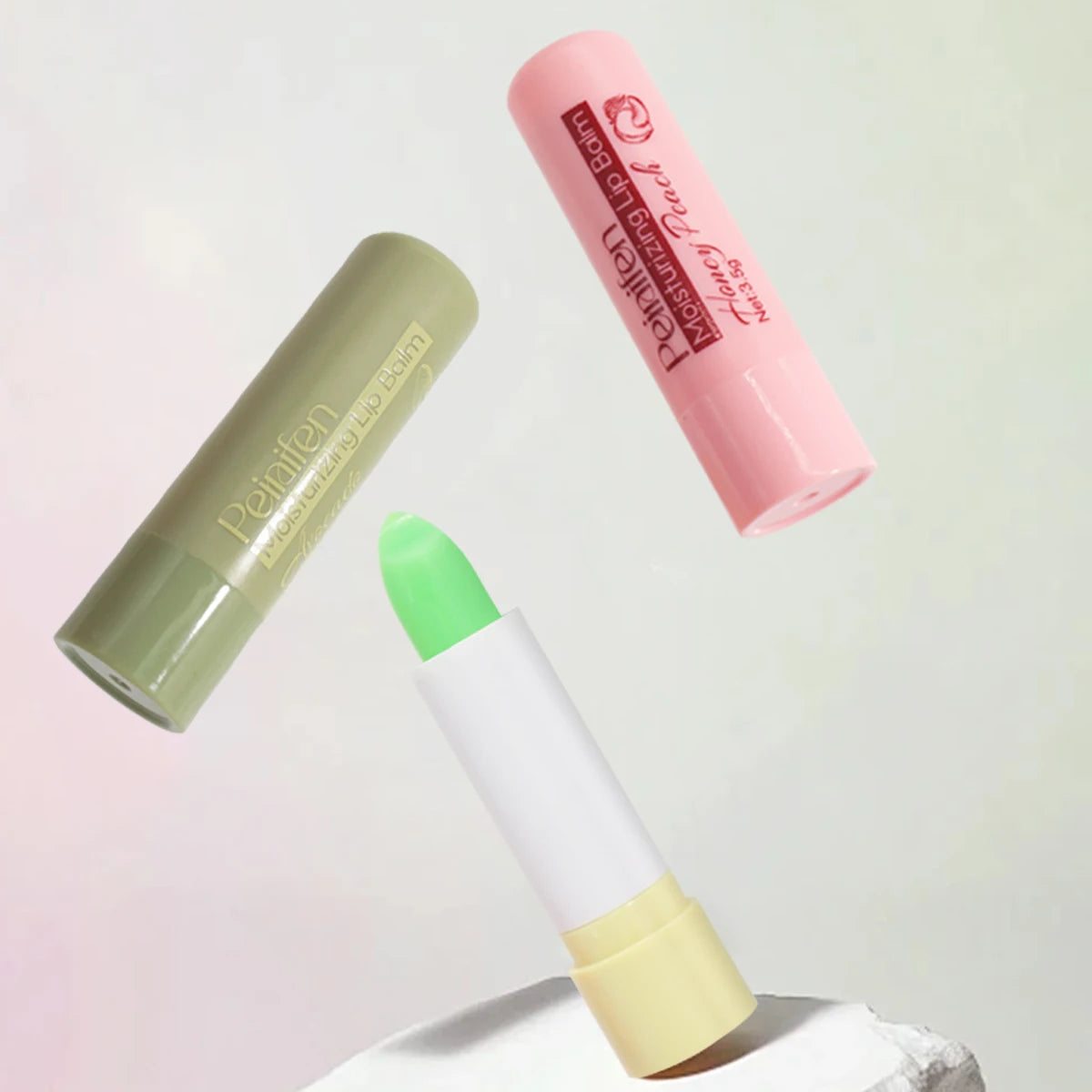 3-piece Lipstick Moisturizing Lasting Smooth Easy Apply Non Greasy