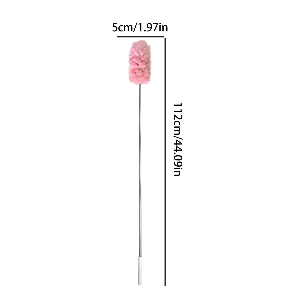 Heavy Duty Duster Extendable Heavy-Duty Cleaning Brush Reusable Mop Portable for Barber Pet Dorm Floor Computer Home Car Ceiling Zpaxo