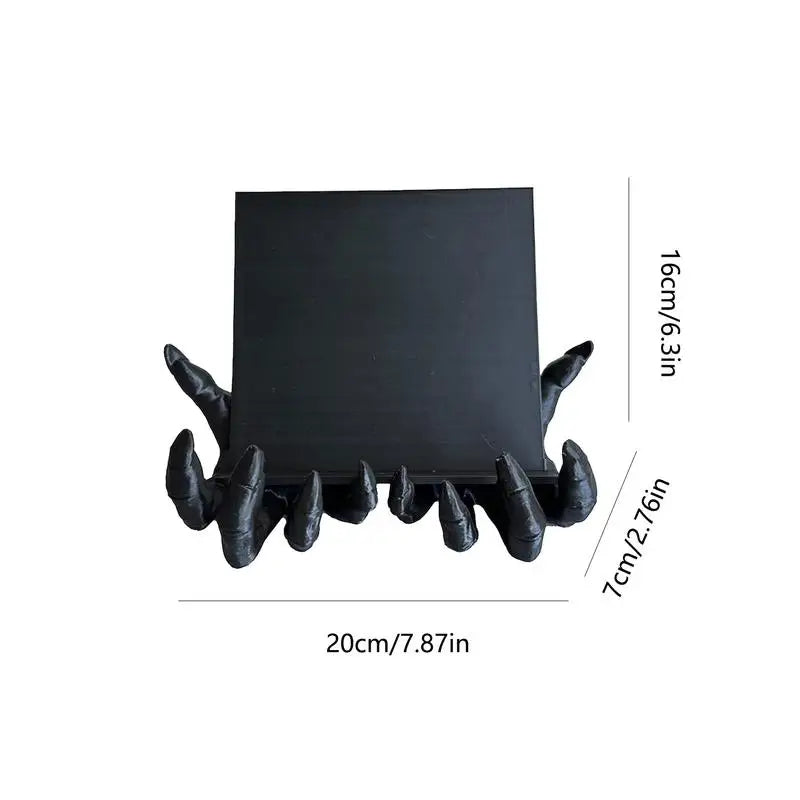 Book Stand Reading Resin Devils Hand Bookshelf Ornaments Decorative