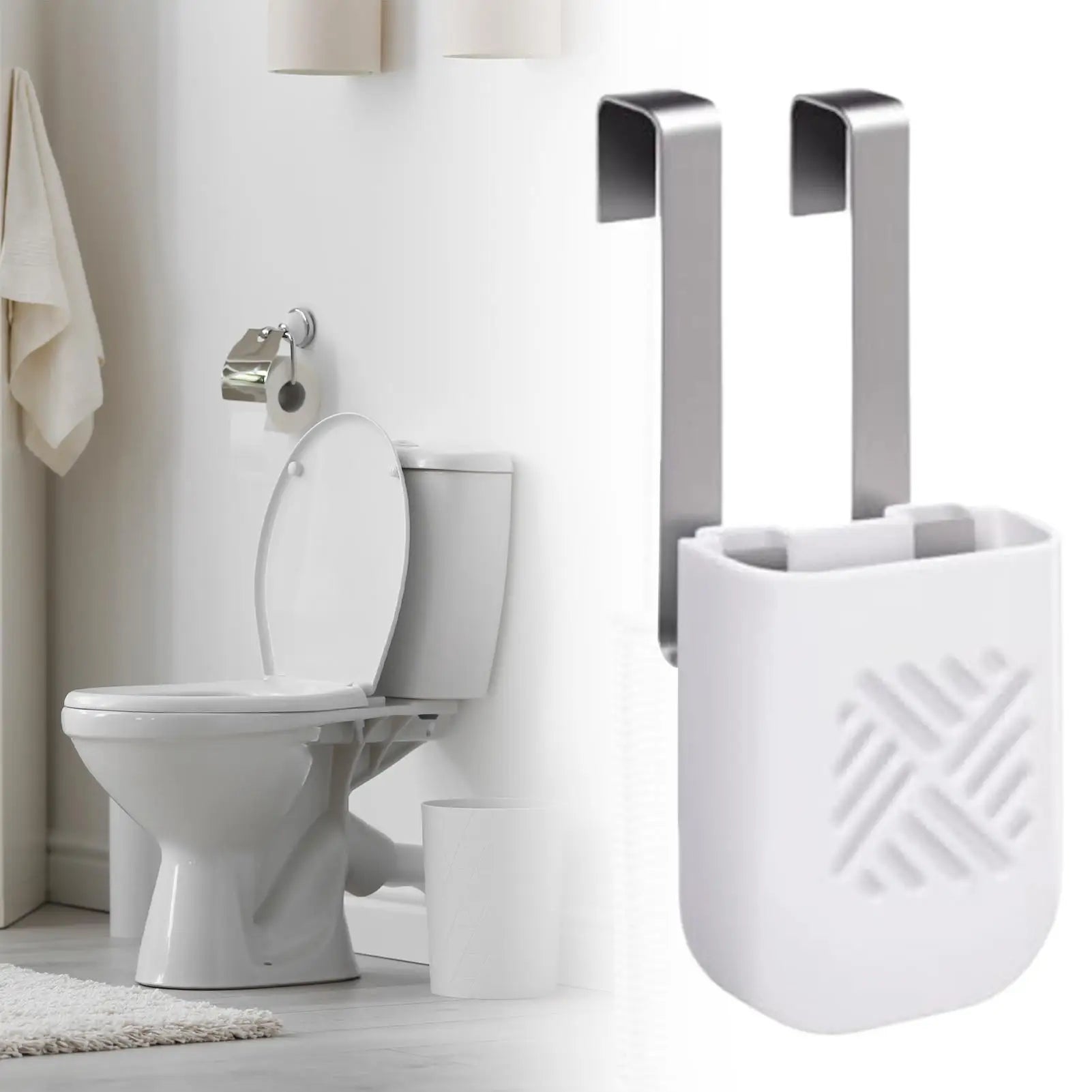 Toilet Tank Tablet Holder Cleaning Bracket Storage Hotel Home