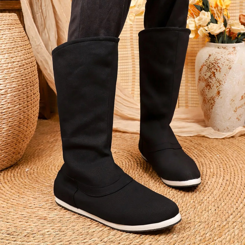 Traditional Kung Fu Boots Four Seasons Lightweight Canvas Hanfu