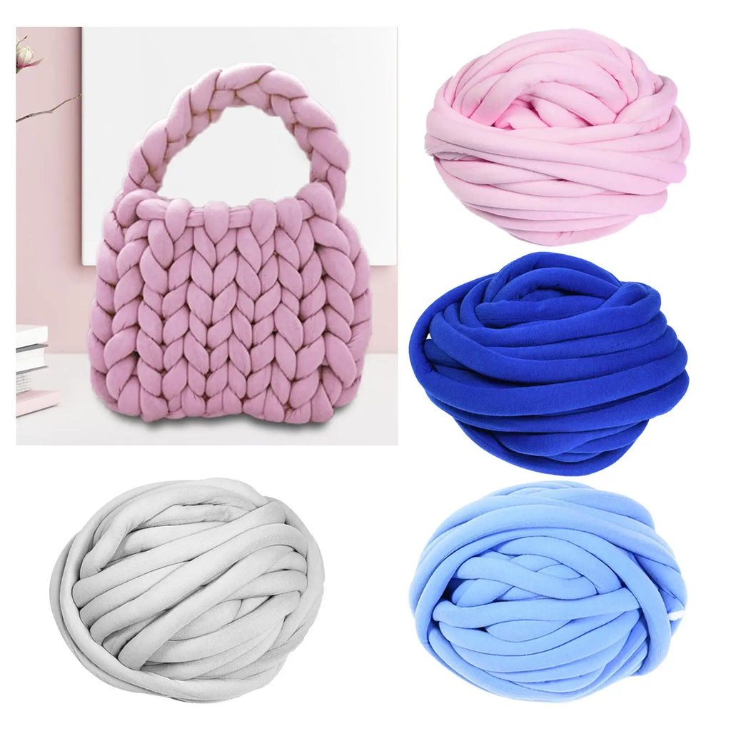 Knit Yarns Crafts Supplies Hand Weave Rope Breathable Roving Shawl Zpaxo