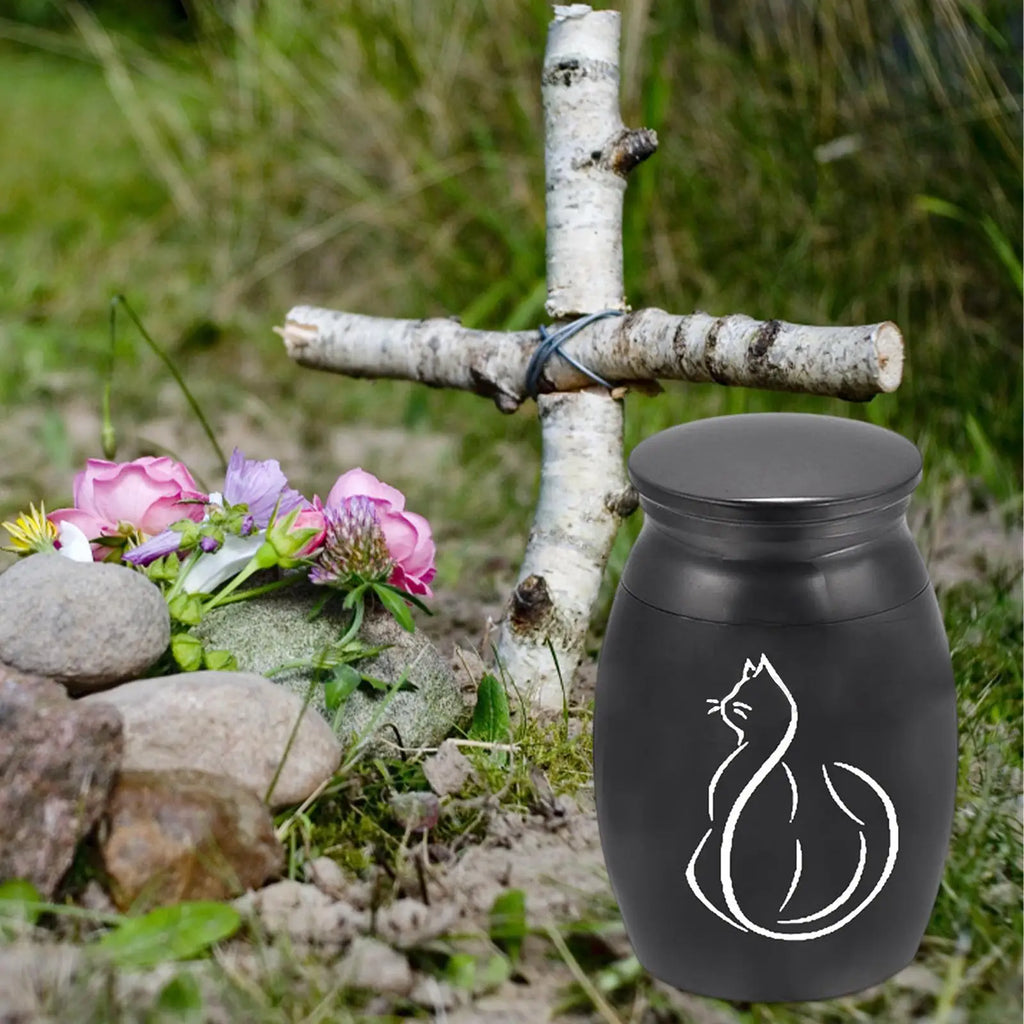 Pet Ash Urn Supplies Funeral Cremation Memorial Urns Stainless Steel Zpaxo