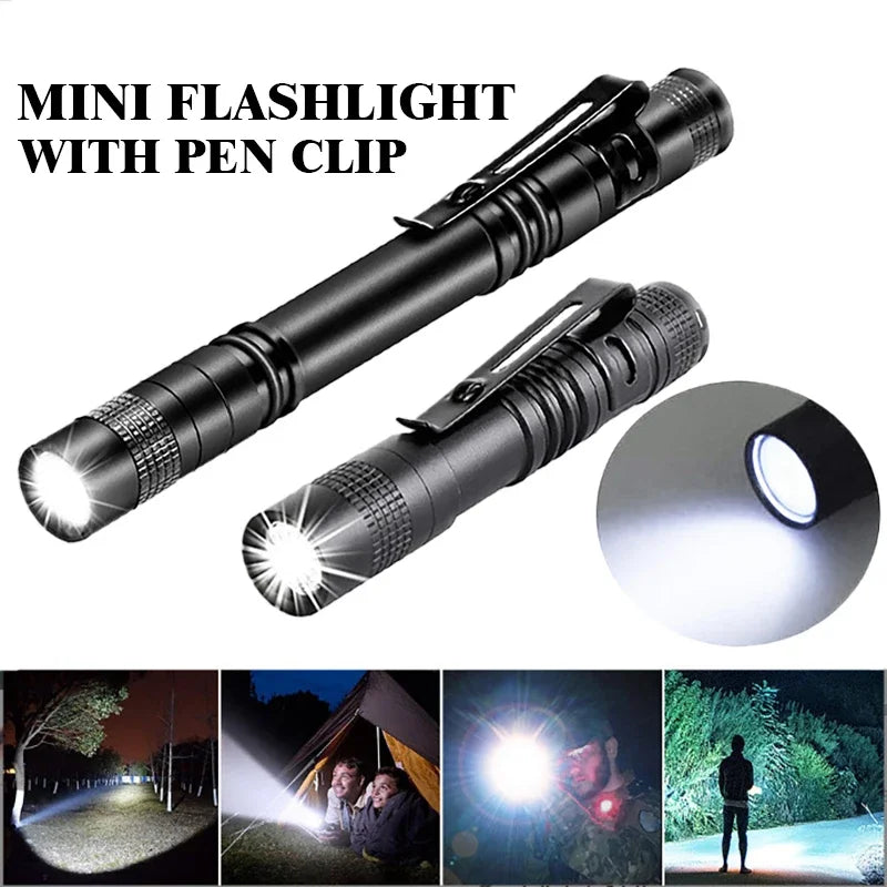ESMARTER Mini LED Pen Flashlight – Waterproof Pocket Torch