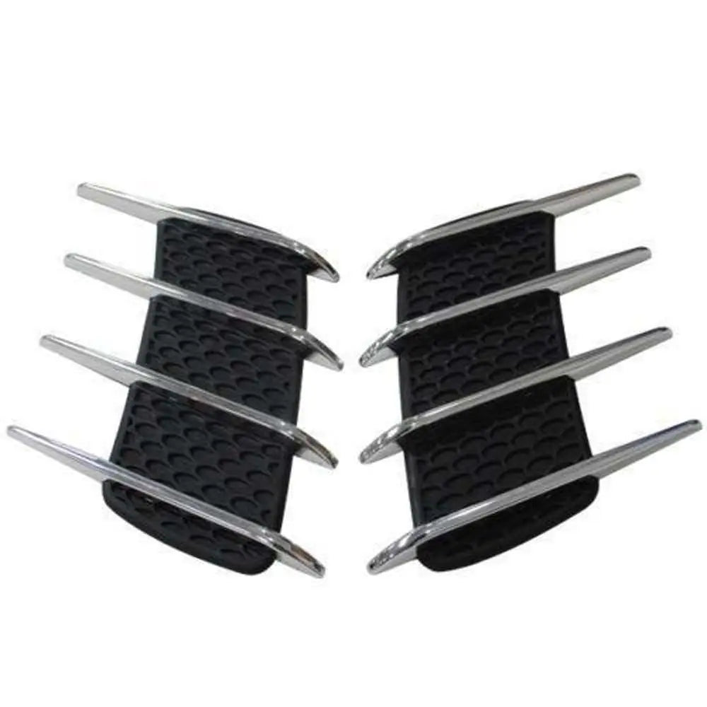 Chromium Car Styling Accessories False Air Outlet Shark Gills Zpaxo A