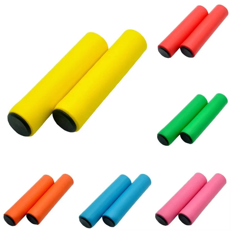 Silicone MTB Bike Handlebar Grips – Anti-Slip & Shock-Absorbing