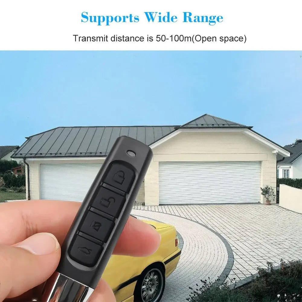 433MHZ 433.92mhz Remote Control Garage Gate Door Opener Remote Control Duplicator Clone Learning Rolling Code Car Key Zpaxo