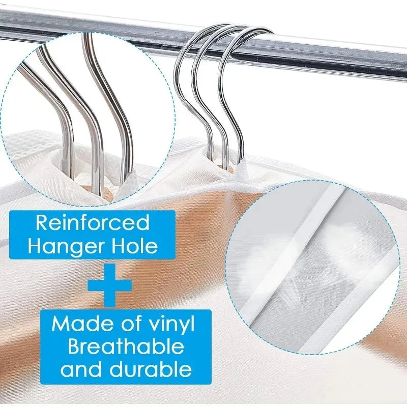 Translucent Shoulder Covers Garment Clothes Dust Cover Hanger Bags