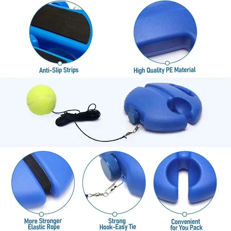 Professional Tennis Training Aids Bases Elastic Rope Ball Practice