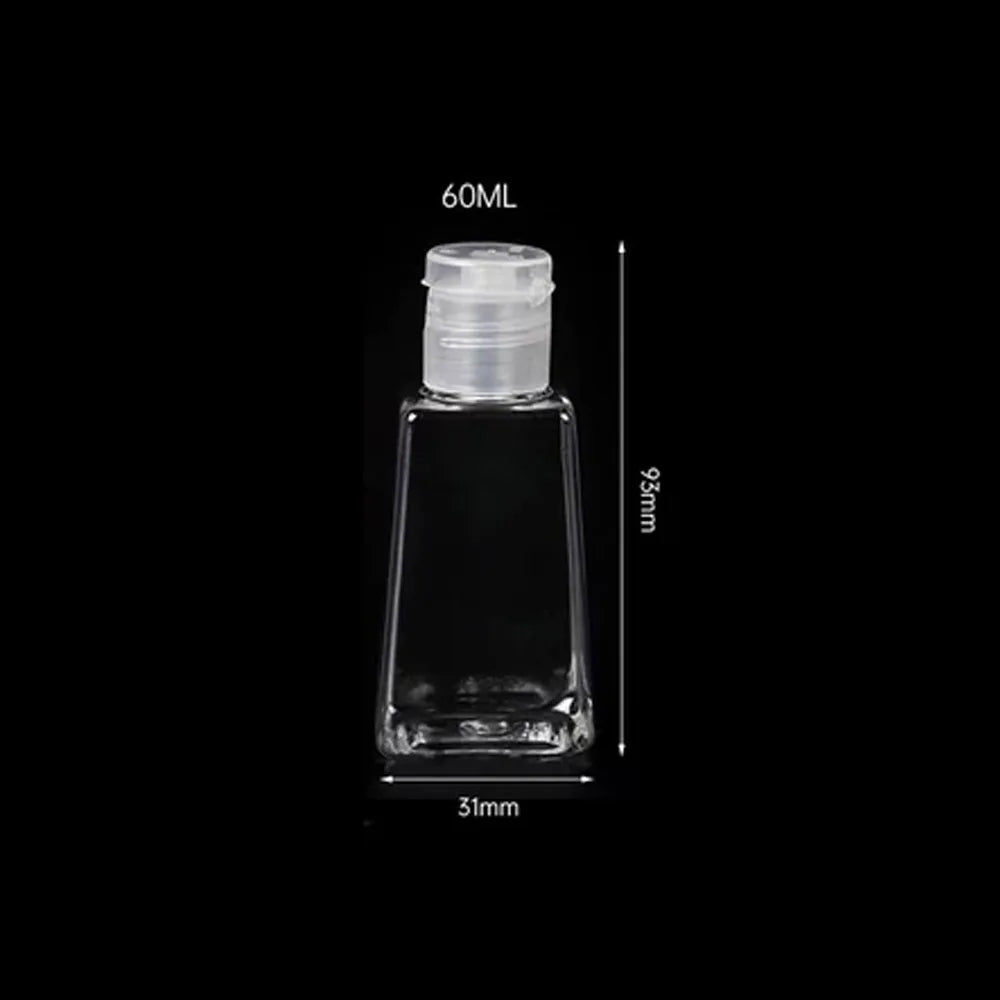 30/60ml Empty Refillable Bottle Flip Cap Travel Bottle Cosmetic Lotion Squeeze Bottles Portable Zpaxo 60ml
