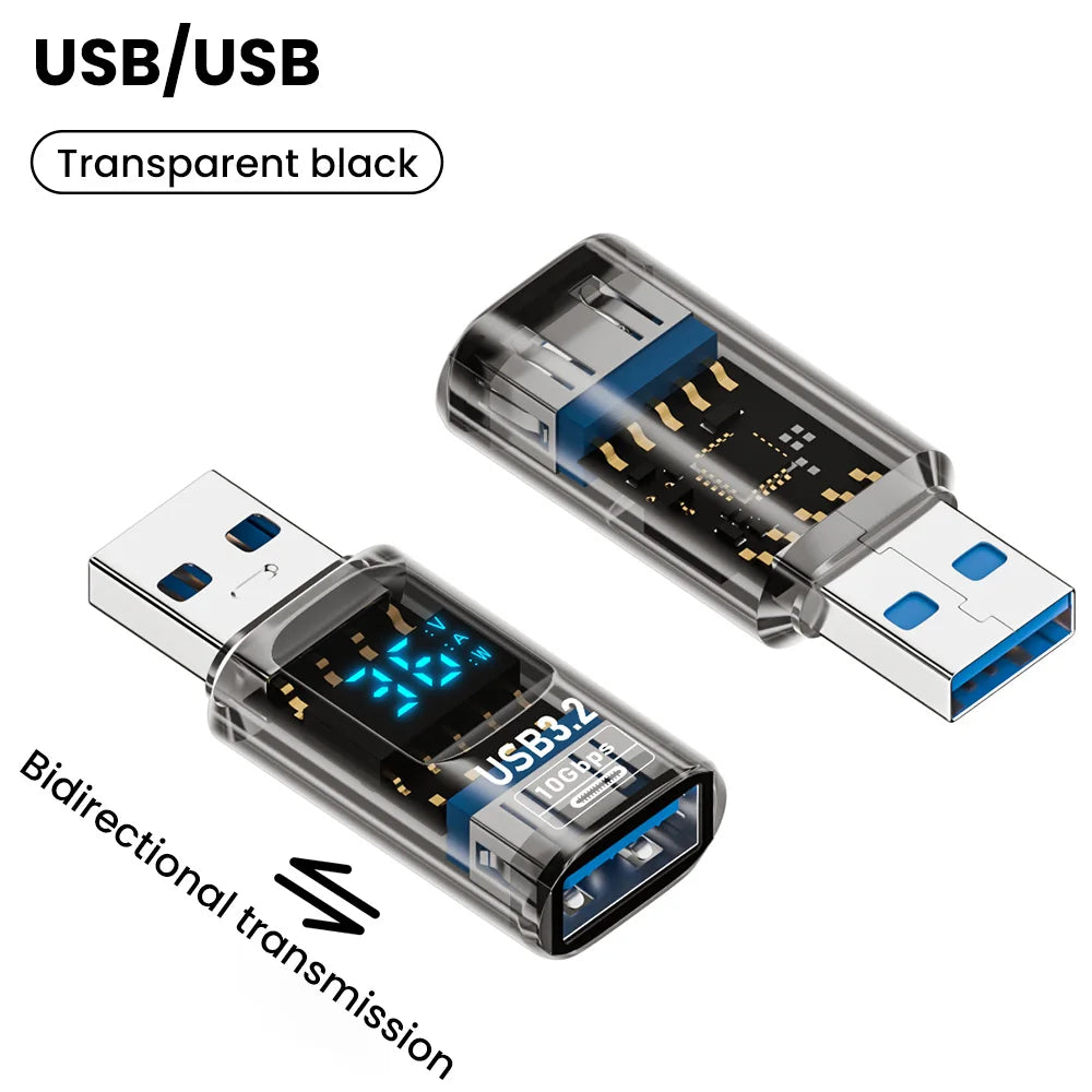 USB 3.2 Digital Display Adapter 10Gbps – USB-A to USB-C USB Adapter Zpaxo USB to USB TM